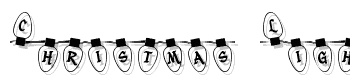 Christmas-Lights-Outdoor font